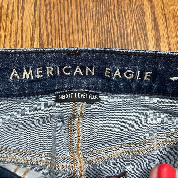 American Eagle Denim Jeans Next Level Flex Size 26x30 - Picture 3 of 11